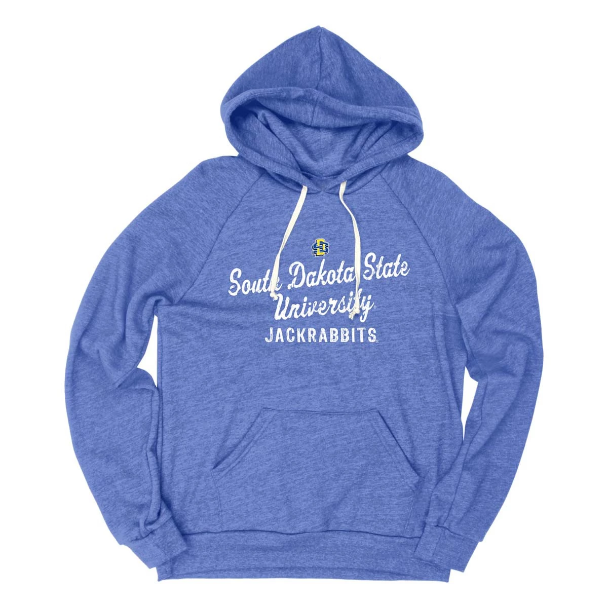 Blue 84 South Dakota State Jackrabbits Pointed Hoodie Royal 3 Blue 84 South Dakota State Jackrabbits Pointed Hoodie Royal - Image 3