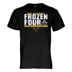 Blue 84 Kids' Minnesota State Mavericks Frozen Four 2022 Cold Blood T-Shirt Black