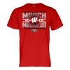 Blue 84 Wisconsin Badgers 2022 March Madness T-Shirt Red