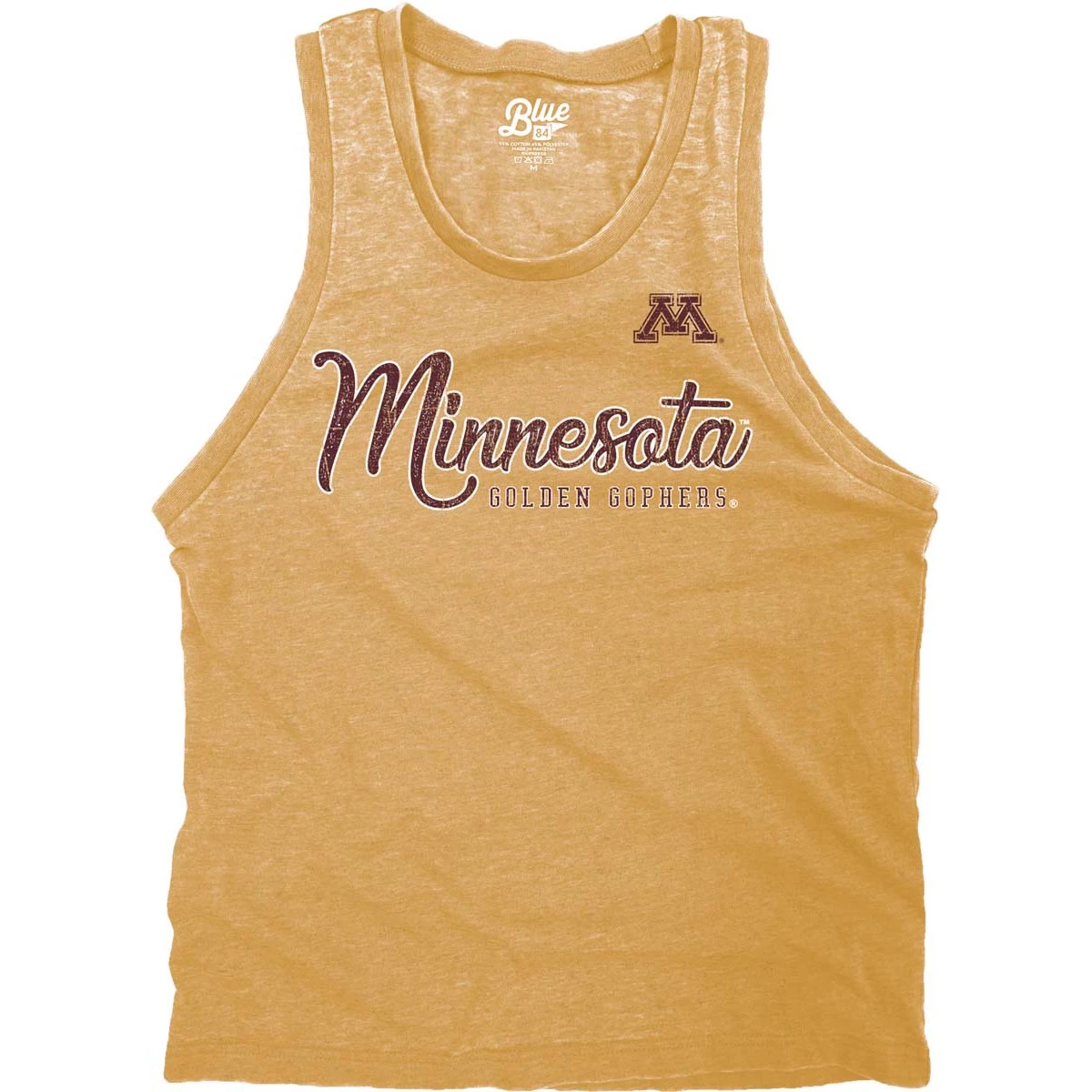 Blue 84 Women's Minnesota Golden Gophers Flipbash Tank Light Grey 1 Blue 84 Women's Minnesota Golden Gophers Flipbash Tank Light Grey