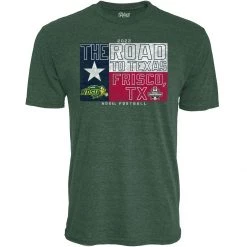 Blue 84 North Dakota State Bison Fan Flag T-Shirt Heather Grey -Hot Sale Blue 84 Store unnamed file 689