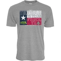 Blue 84 North Dakota State Bison Fan Flag T-Shirt Heather Grey -Hot Sale Blue 84 Store unnamed file 690