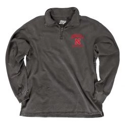 Blue 84 Women's Nebraska Cornhuskers Glance 1/4 Zip Top Ivory