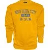 Blue 84 North Dakota State Bison Tool Belt Crewneck Sweatshirt Gold