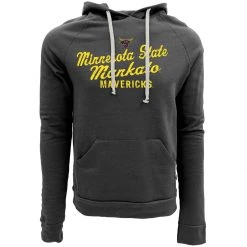 Blue 84 Minnesota State Mavericks Pointed Hoodie Black