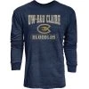 Blue 84 UW-Eau Claire Blugolds Quickslant Long Sleeve Shirt Navy