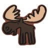 Blue 84 Moose Sticker