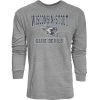 Blue 84 UW-Stout Blue Devils Quickslant Long Sleeve Shirt Heather Grey