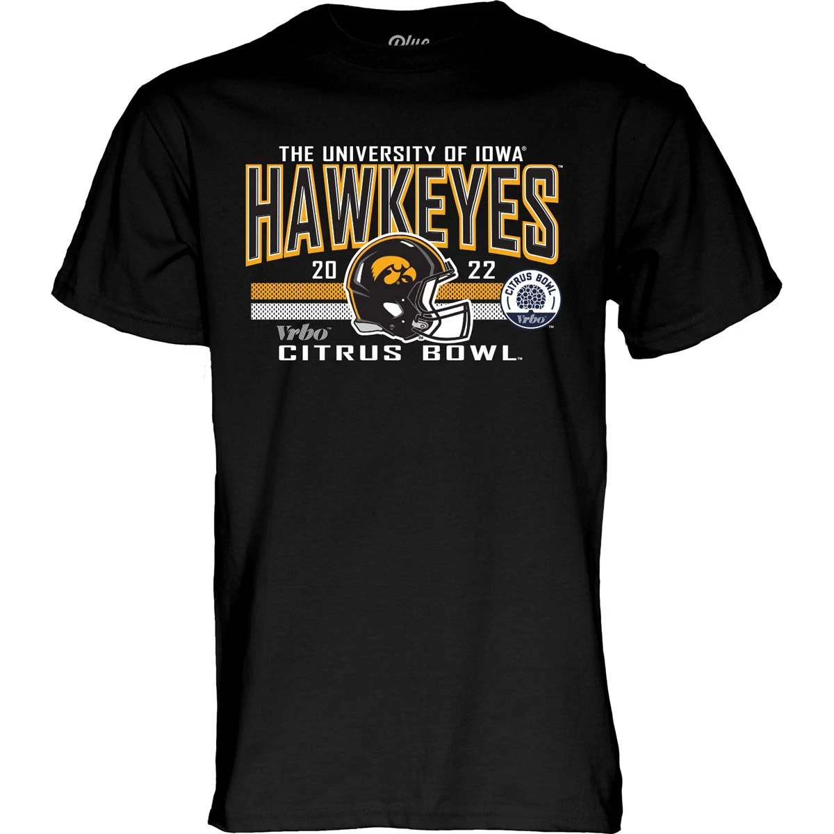 Blue 84 Kids' Iowa Hawkeyes Citrus Bowl Helmet T-Shirt Black 2 Blue 84 Kids' Iowa Hawkeyes Citrus Bowl Helmet T-Shirt Black - Image 2