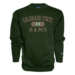 Blue 84 Colorado State Rams Tool Belt Crewneck Sweatshirt Forest