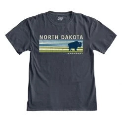 Blue 84 North Dakota Cecil Buffalo T-Shirt Indigo