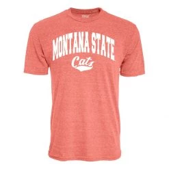 Blue 84 Montana State Bobcats Archie T-Shirt Grey Heather