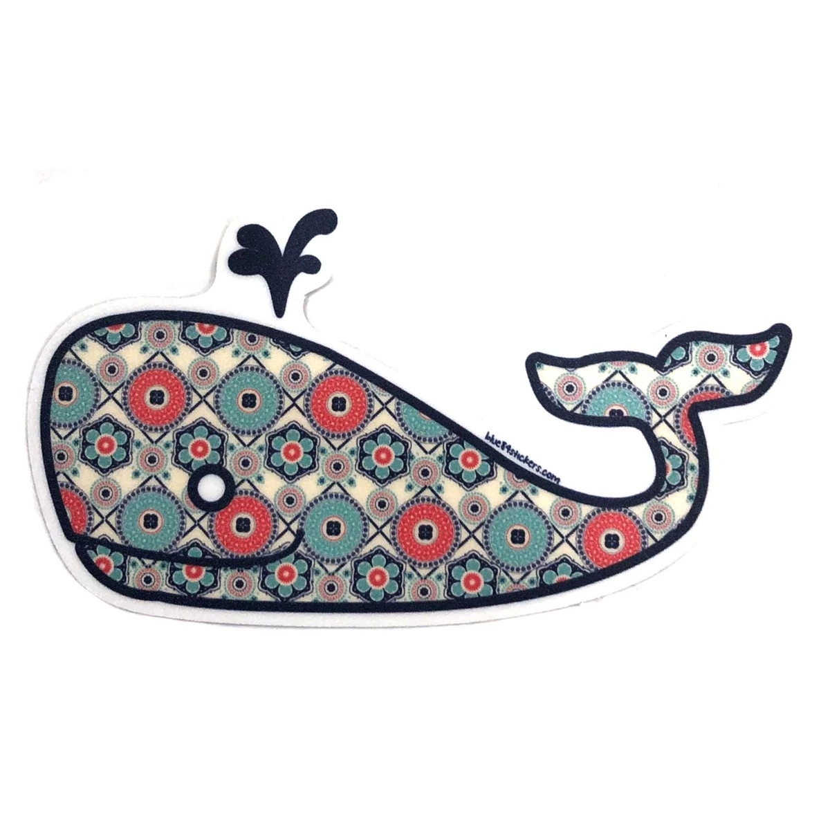Blue 84 Wish List Whale Sticker 1 Blue 84 Wish List Whale Sticker