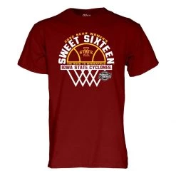 Blue 84 Iowa State Cyclones 2022 Sweet 16 Gas Meter T-Shirt Cardinal