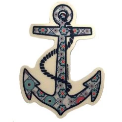 Blue 84 Anchor Sticker