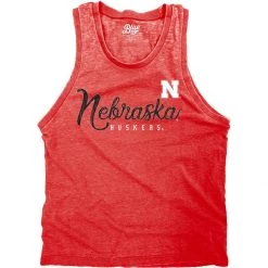 Blue 84 Women's Nebraska Cornhuskers Flipbash Tank Red