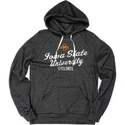 Blue 84 Iowa State Cyclones Pointed Hoodie Cardinal