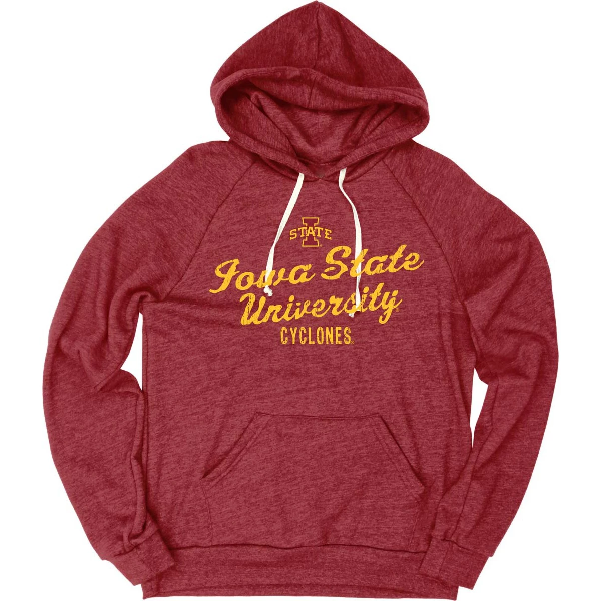 Blue 84 Iowa State Cyclones Pointed Hoodie Cardinal 3 Blue 84 Iowa State Cyclones Pointed Hoodie Cardinal - Image 3