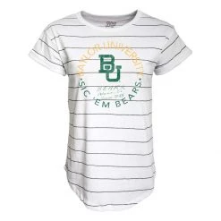 Blue 84 Women's Baylor Bears Racing Sun T-Shirt White