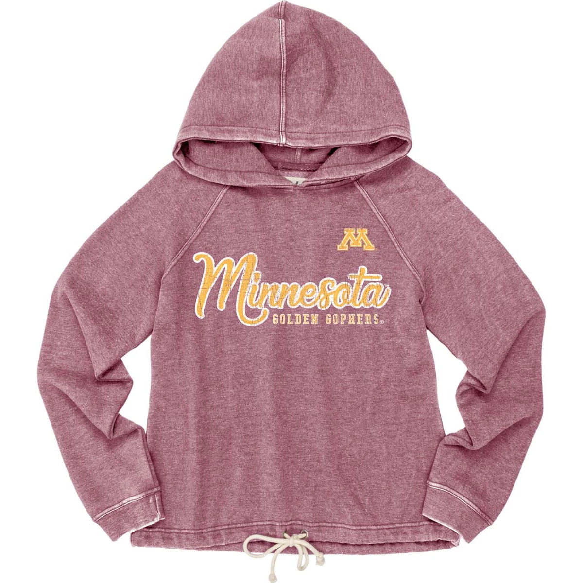 Blue 84 Women's Minnesota Golden Gophers Flipbash Hoodie Charcoal 3 Blue 84 Women's Minnesota Golden Gophers Flipbash Hoodie Charcoal - Image 3