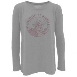 Blue 84 Women's Montana Grizzlies Franny Crewneck Sweatshirt Grey Heather