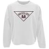 Blue 84 Women's Montana Grizzlies Delta Crewneck Sweatshirt White