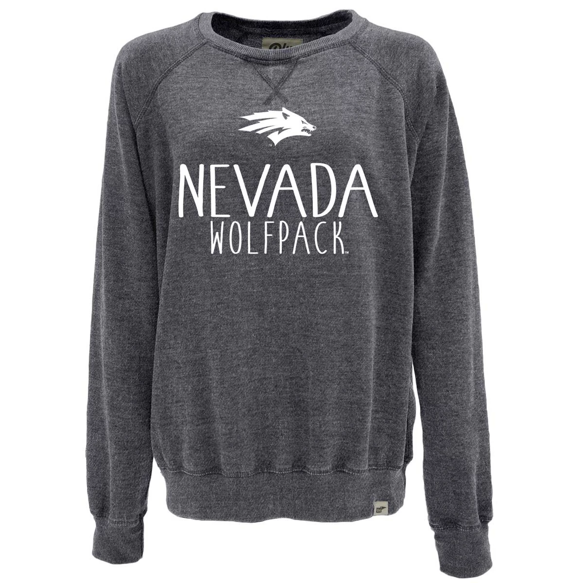 Blue 84 Women's Nevada Wolf Pack Whammy Crewneck Sweatshirt Navy 1 Blue 84 Women's Nevada Wolf Pack Whammy Crewneck Sweatshirt Navy