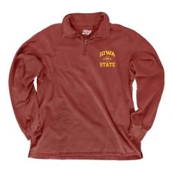 Blue 84 Women's Iowa State Cyclones Glance 1/4 Zip Top Cardinal