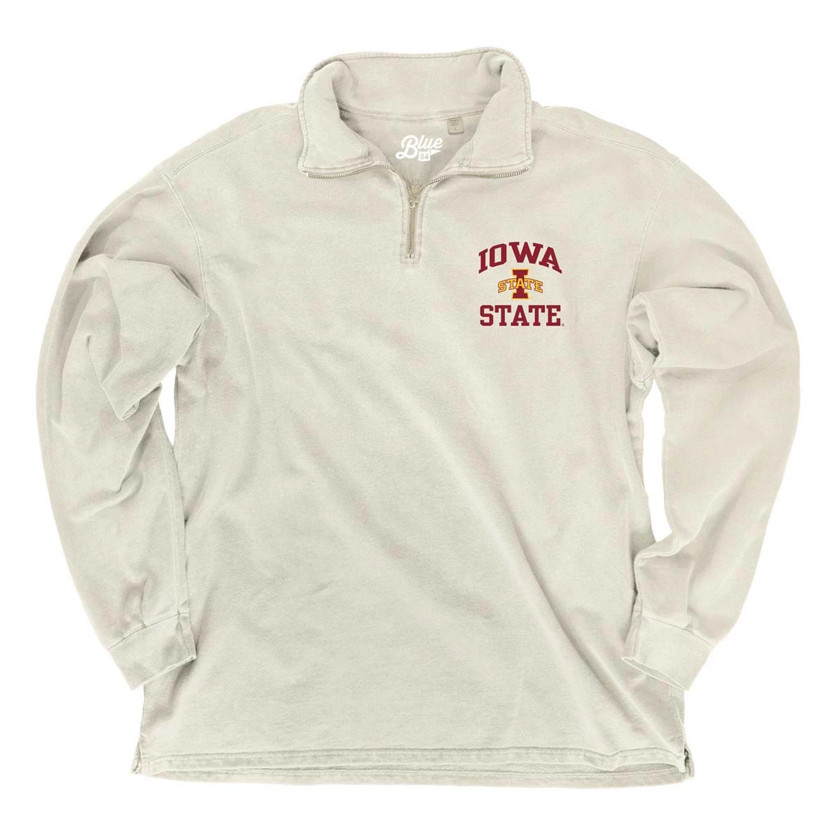 Blue 84 Women's Iowa State Cyclones Glance 1/4 Zip Top Cardinal 3 Blue 84 Women's Iowa State Cyclones Glance 1/4 Zip Top Cardinal - Image 3