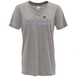 Blue 84 Women's UW-Eau Claire Blugolds Flipbash T-Shirt Light Grey