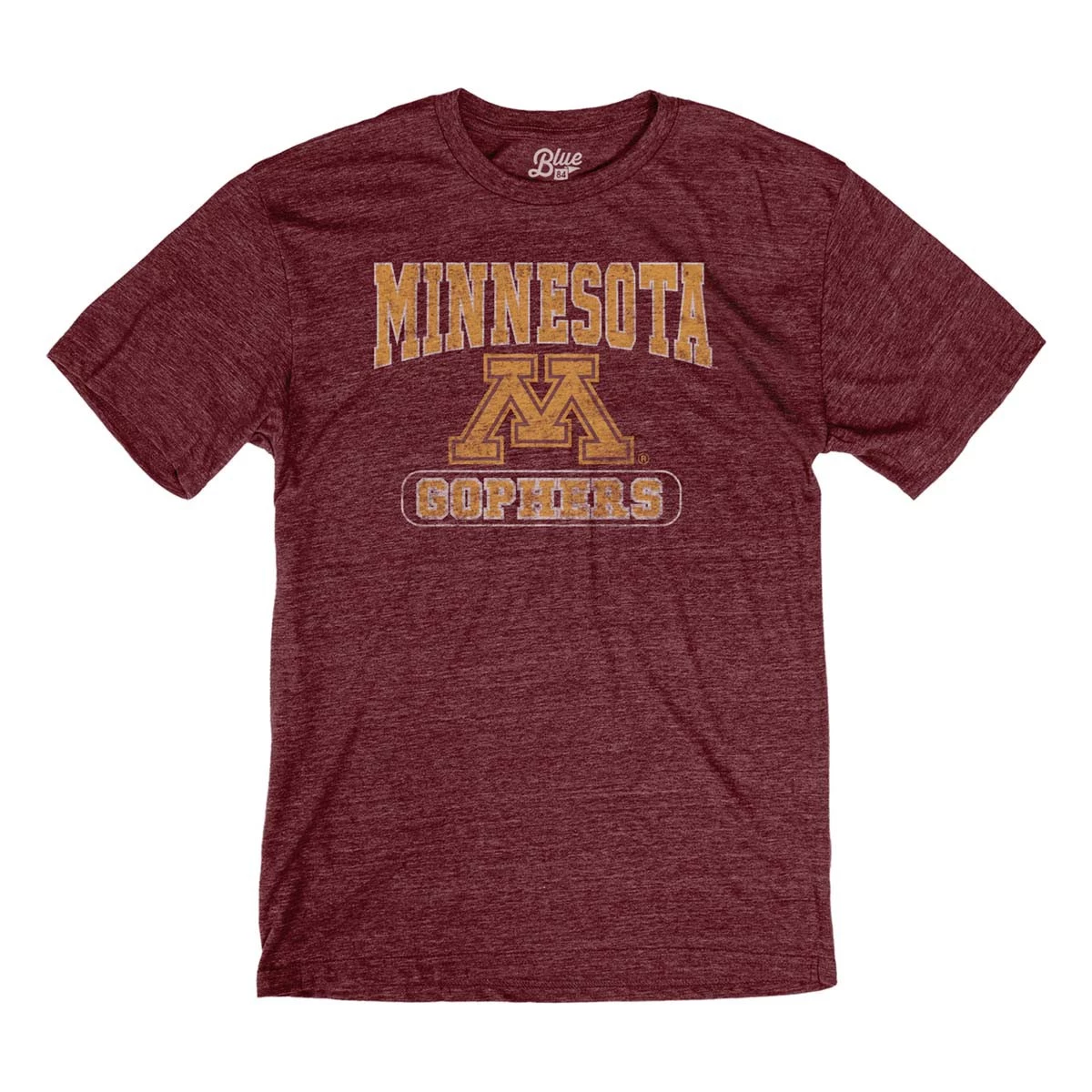 Blue 84 Minnesota Golden Gophers Quickslant T-Shirt Maroon 2 Blue 84 Minnesota Golden Gophers Quickslant T-Shirt Maroon - Image 2