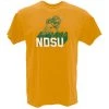 Blue 84 North Dakota State Bison Fly T-Shirt Gold